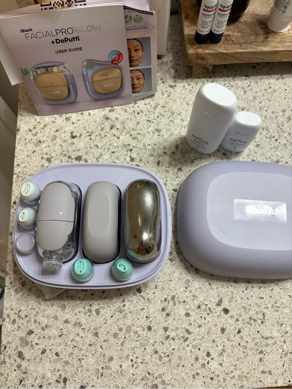Shark Facial Pro Glow Skincare Device - Lavender